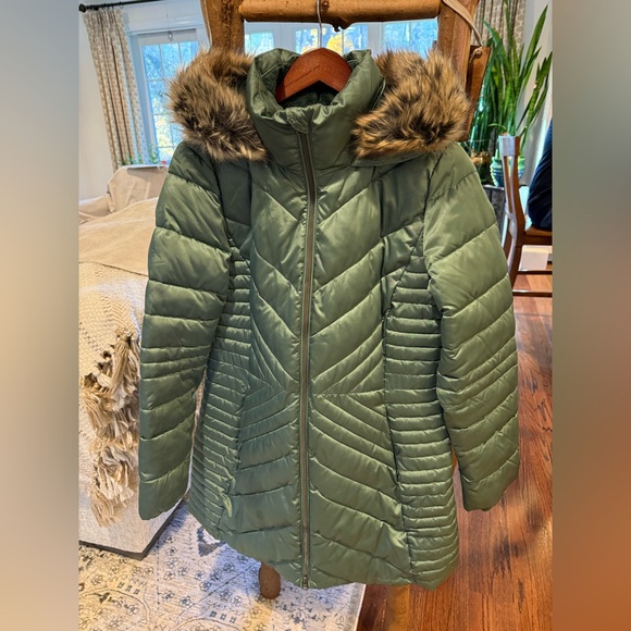 Lands' End Forest Green Quilted Jacket - Picture 4 of 12